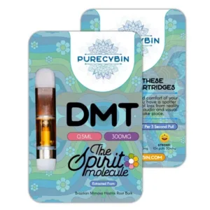 Buy Purecybin DMT Online The Spirit Molecule extracted from Brazilian Mimosa Hostilis root bark .5ml 300MG DMT Fits easy with 510 thread cartridges.